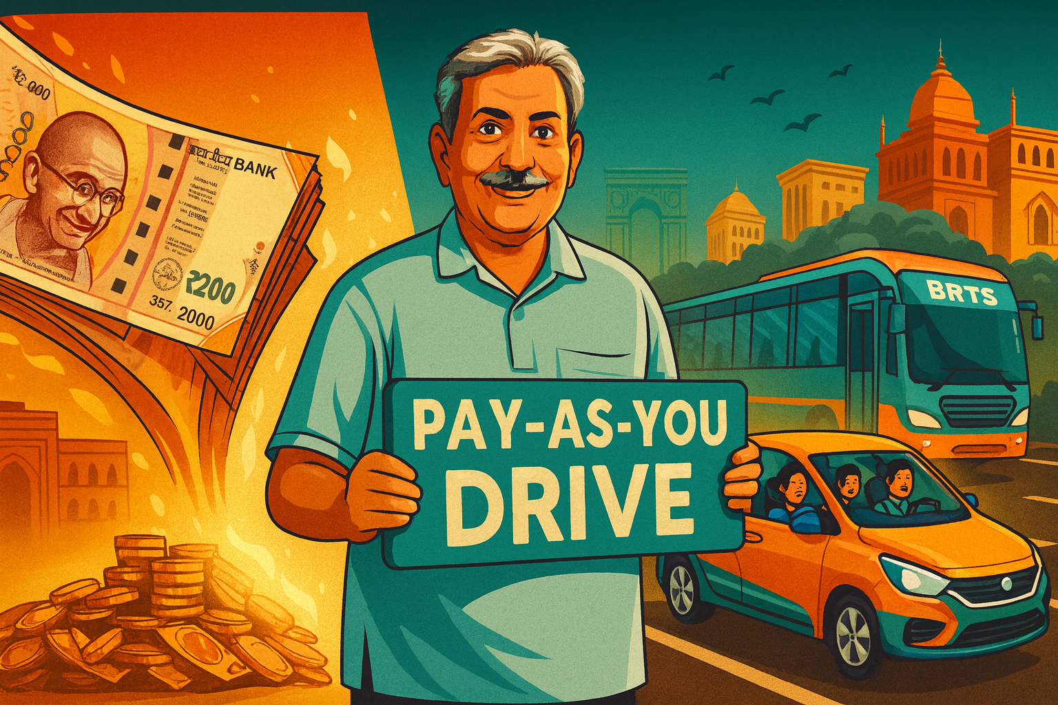 Pay as you drive insurance Car insurance Ahmedabad Low mileage car insurance PAYD insurance India