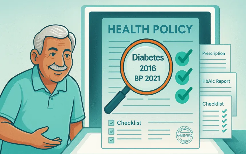 Your guide to pre existing disease in health insurance. Sharmaji shows what to disclose, how waiting and moratorium work, and how to file clean, claim-ready paperwork.